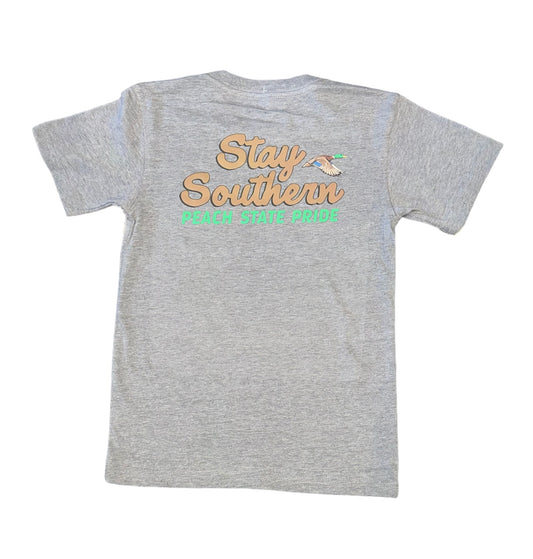 Youth Stay Southern Duck Short Sleeve Pocket Tee