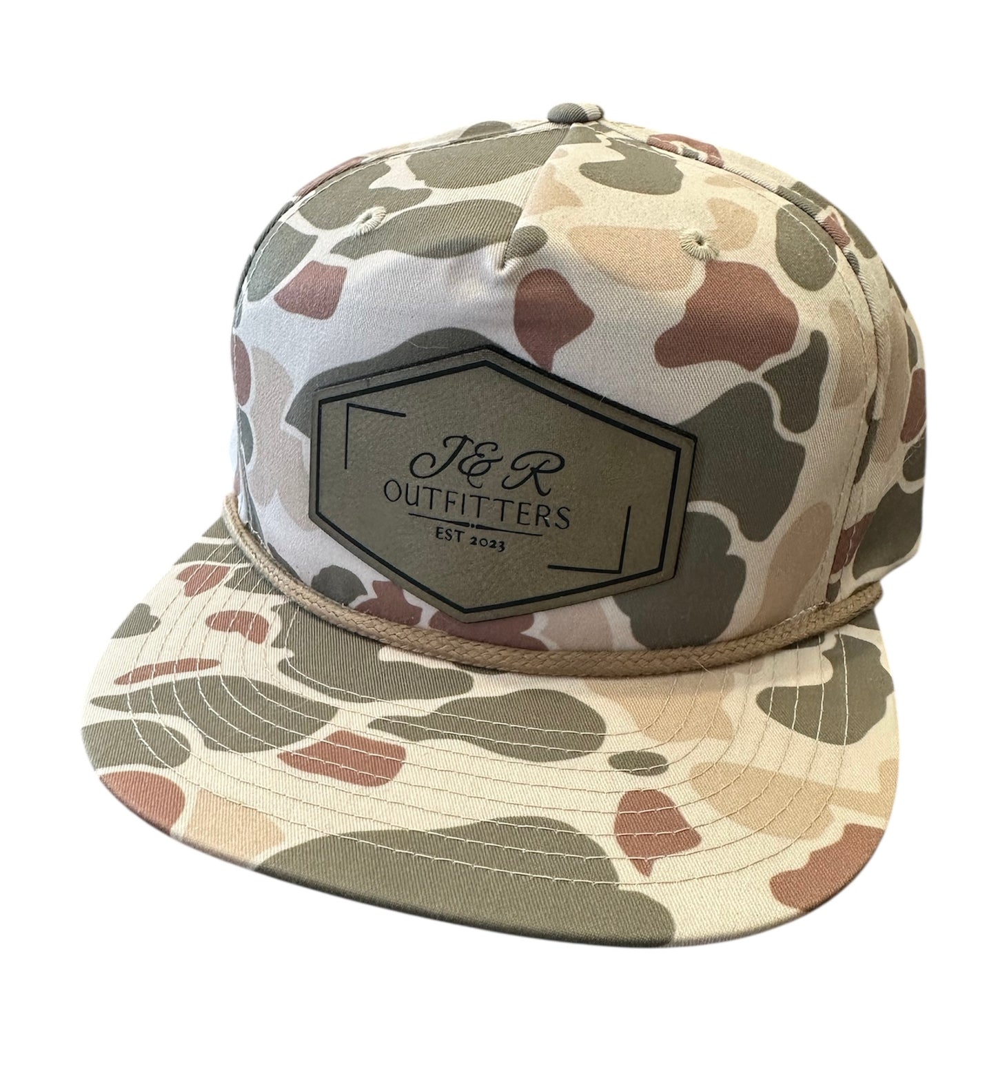 J & R Outfitters Rope Hat | Light Camo