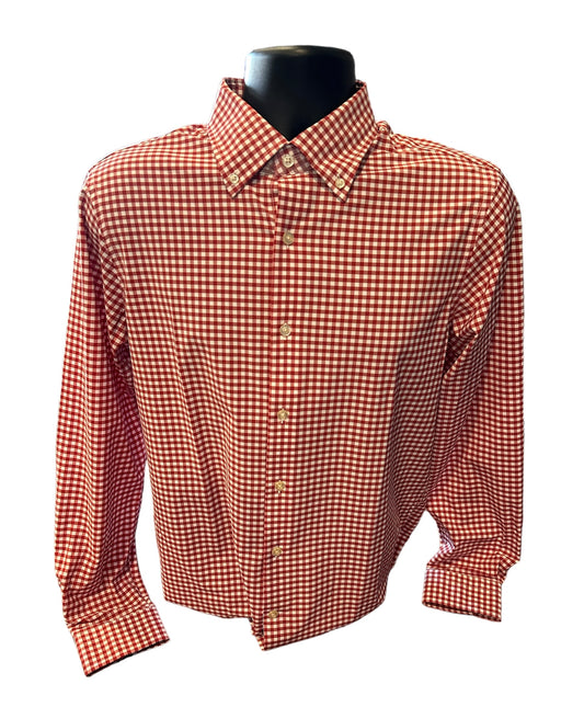 Performance Button-Down - Crimson