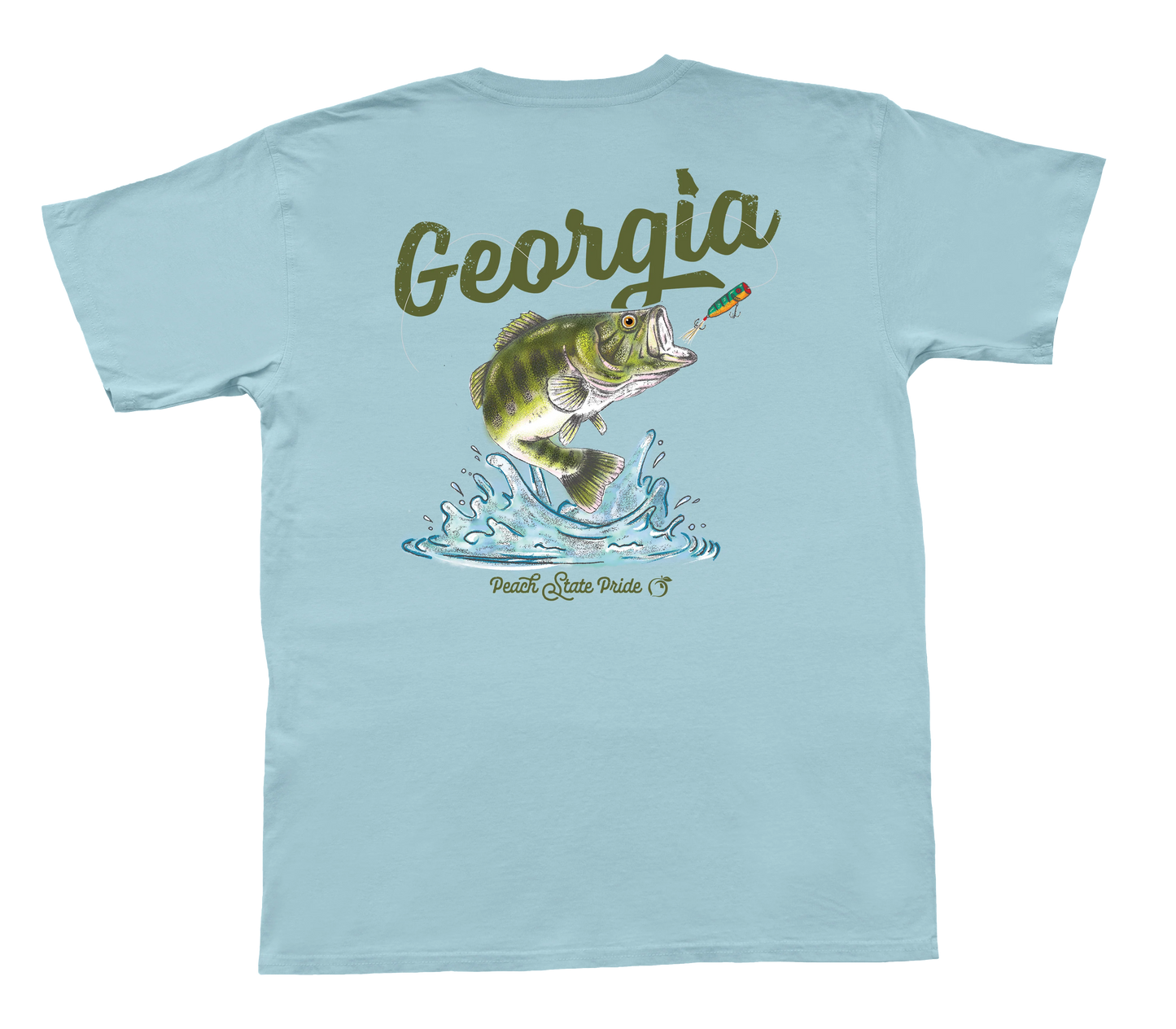 Georgia Bass Short Sleeve Pocket Tee