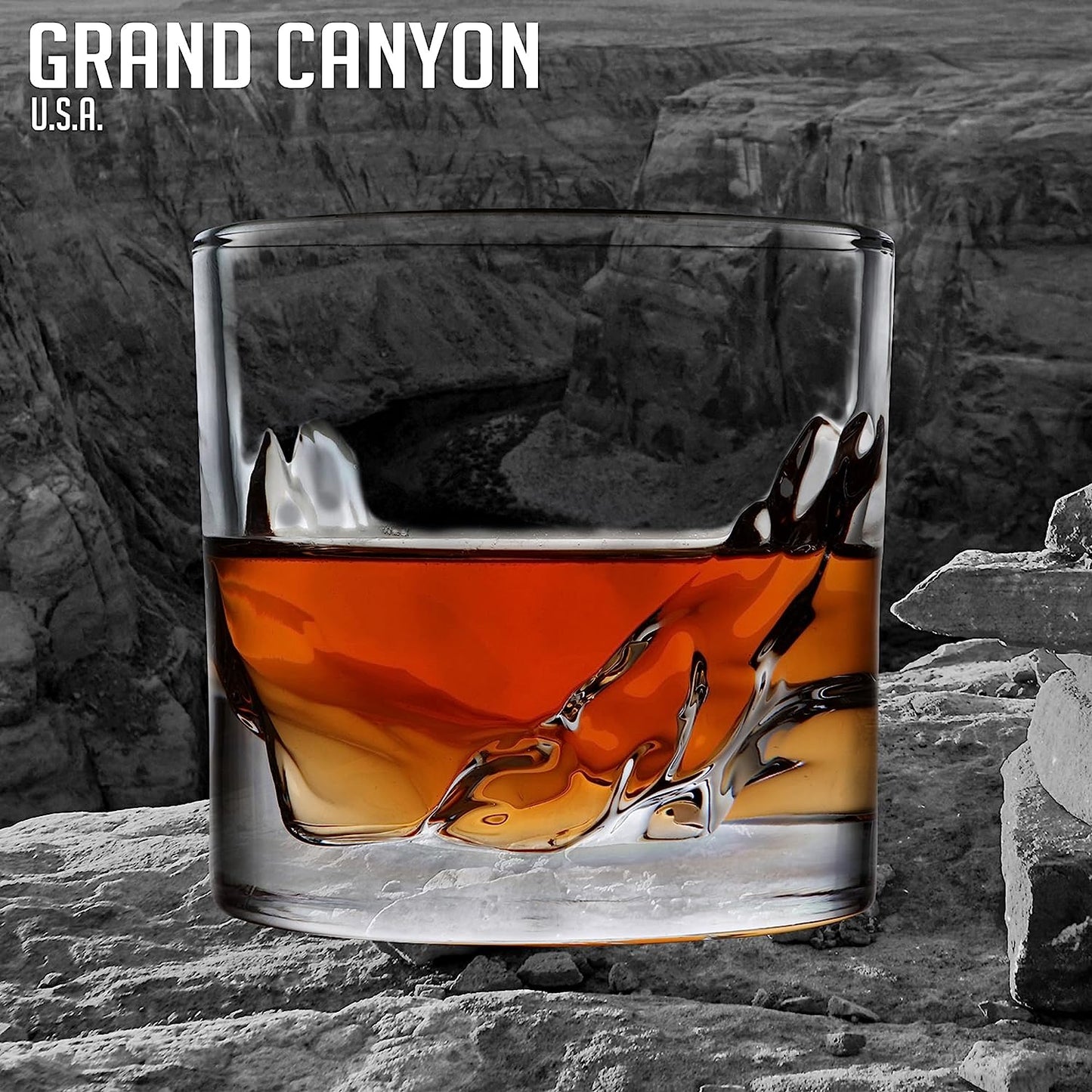 Grand Canyon Whiskey Glass Set of 4