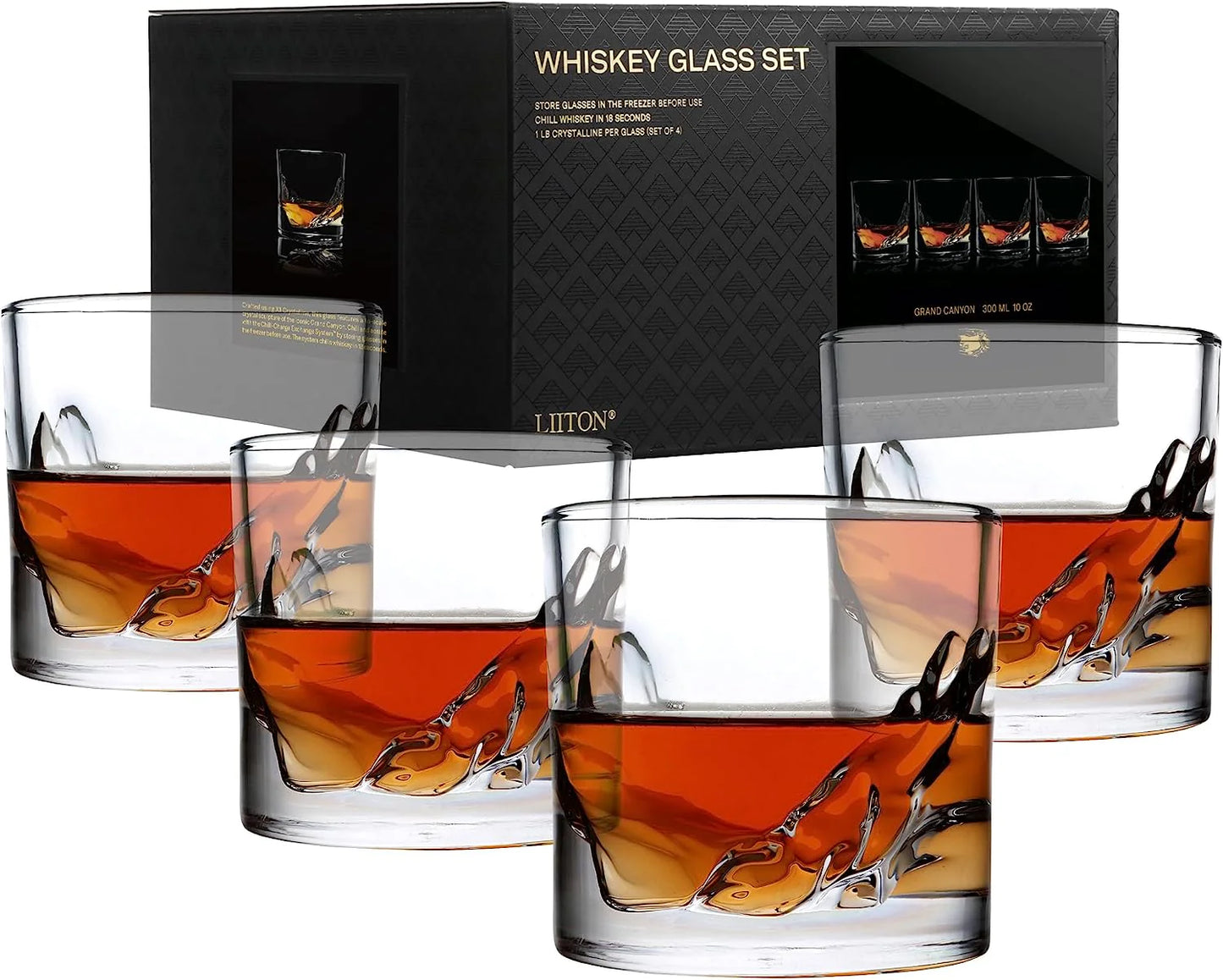 Grand Canyon Whiskey Glass Set of 4