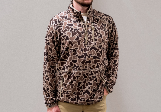 NODAK 1/4 Zip Waffle Fleece | Mosul Camo