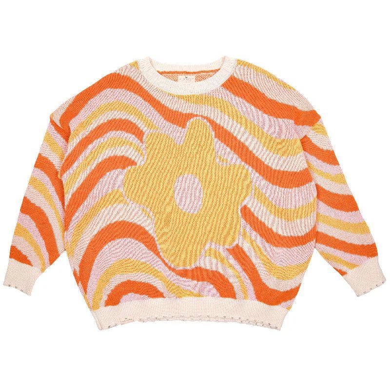 Groovy Striped Sweater | Simply Southern