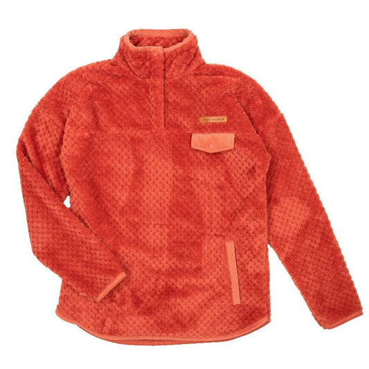 Simply Soft Spice Sherpa Pullover | Simply Southern
