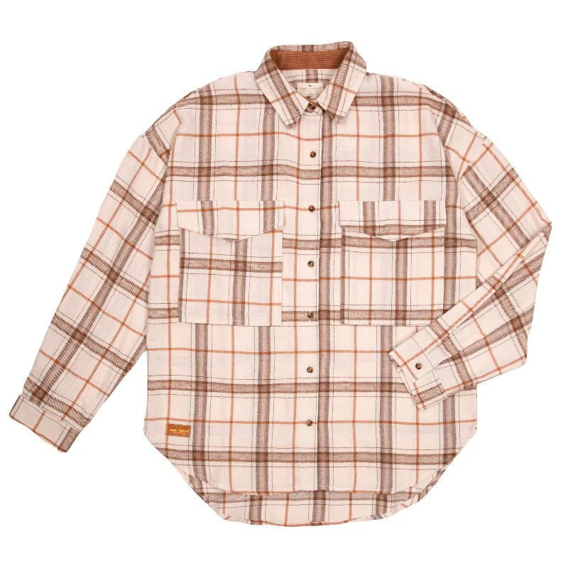 Tan Shacket | Simply Southern