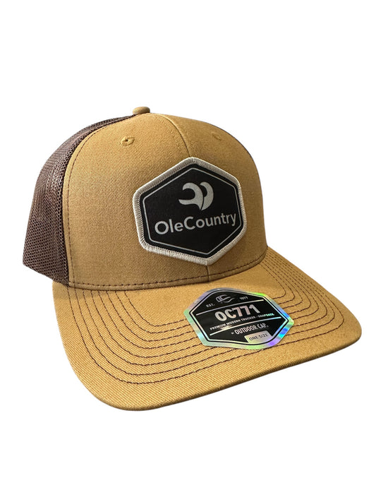 Ole Country Logo Hat - Khaki/Brown