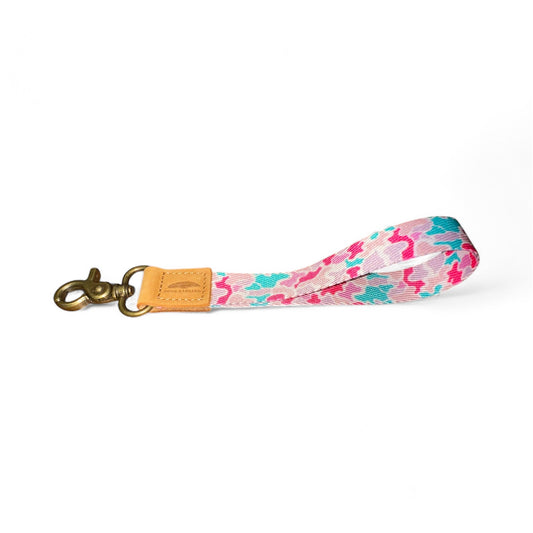 Cotton Candy Camo Wrist Lanyard