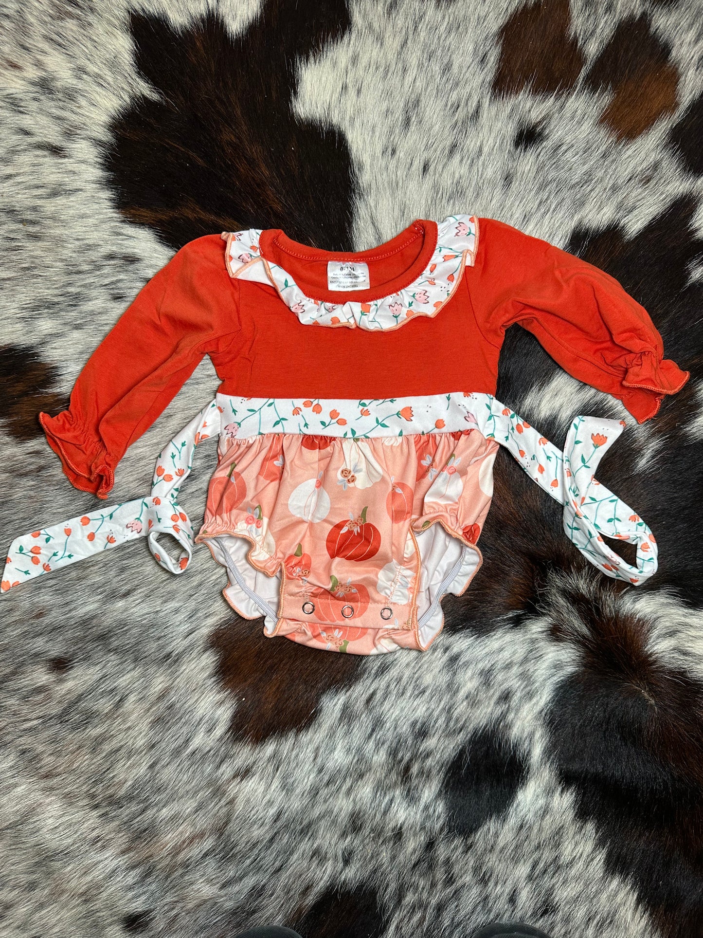 Rust Floral Bubble