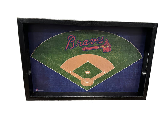 Braves Wood Serving Tray