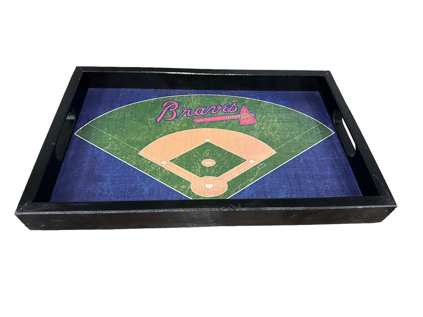 Braves Wood Serving Tray