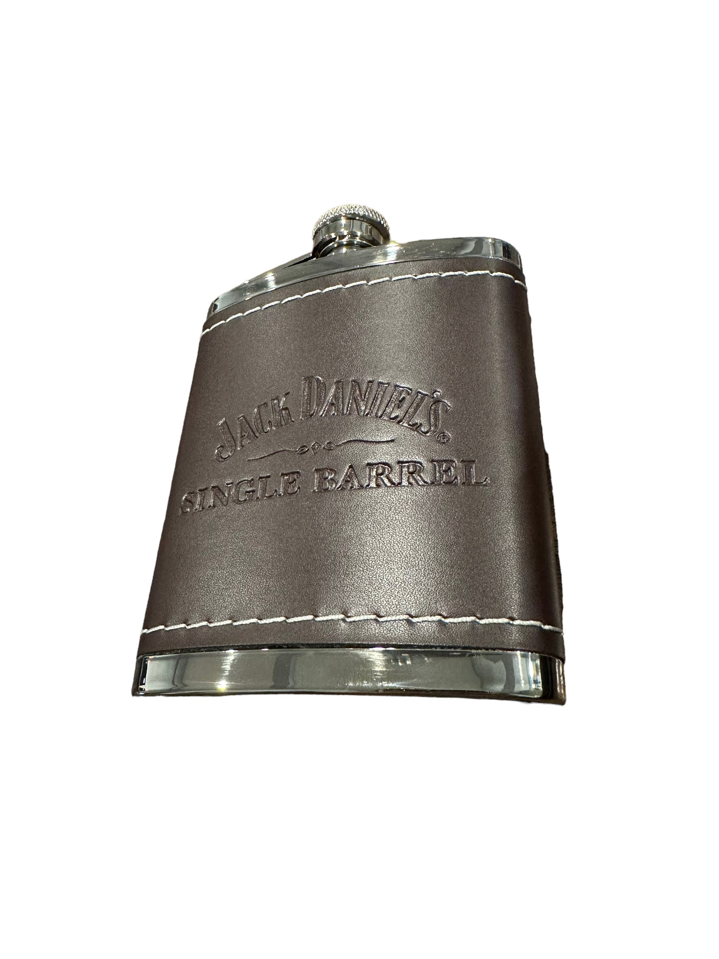 Jack Daniels Leather Barrel Flask