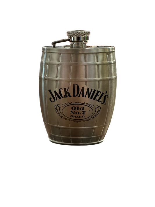 Jack Daniels Metal Barrel Flask