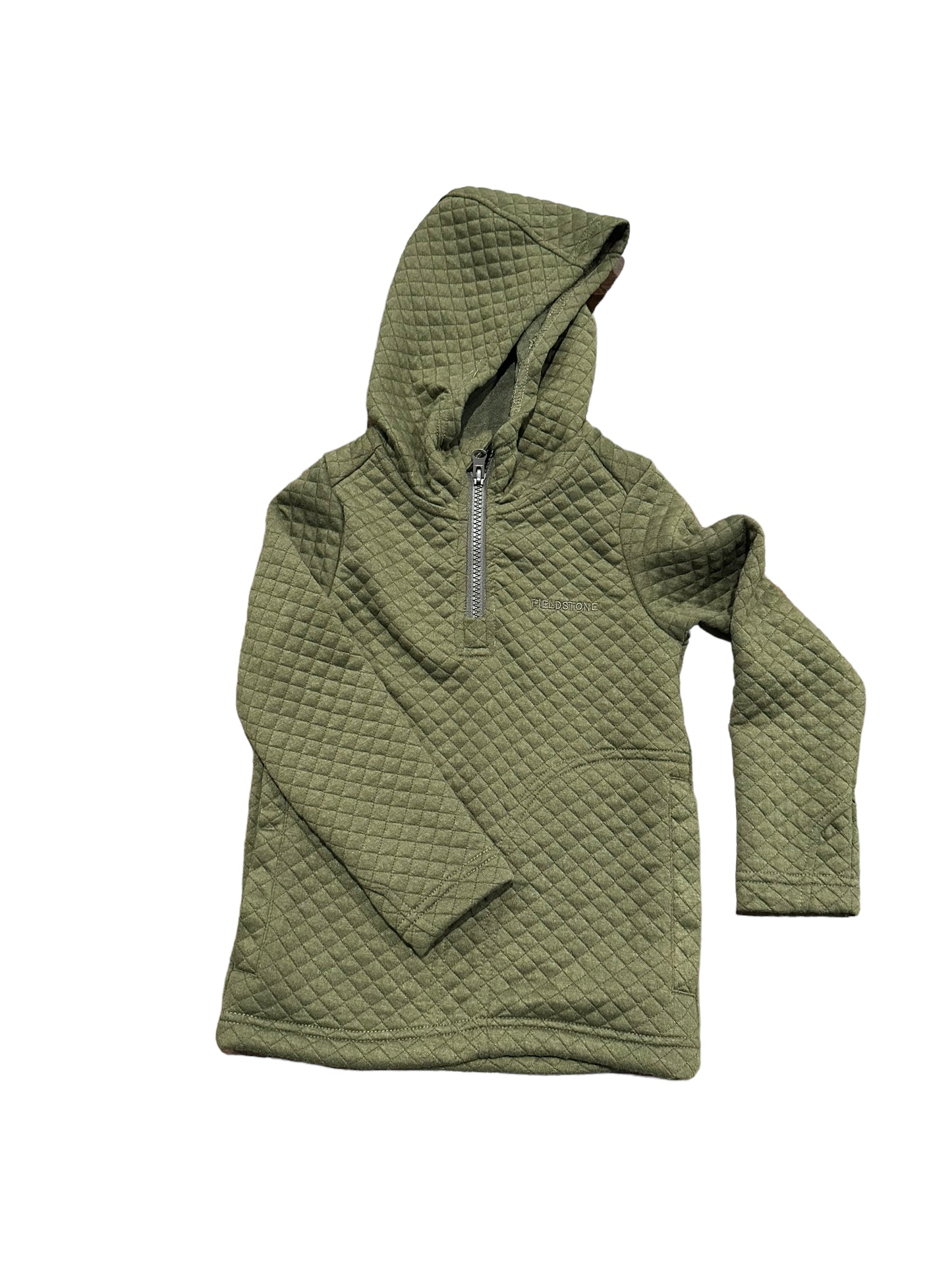 Youth Quilted Pullover with Hoodie