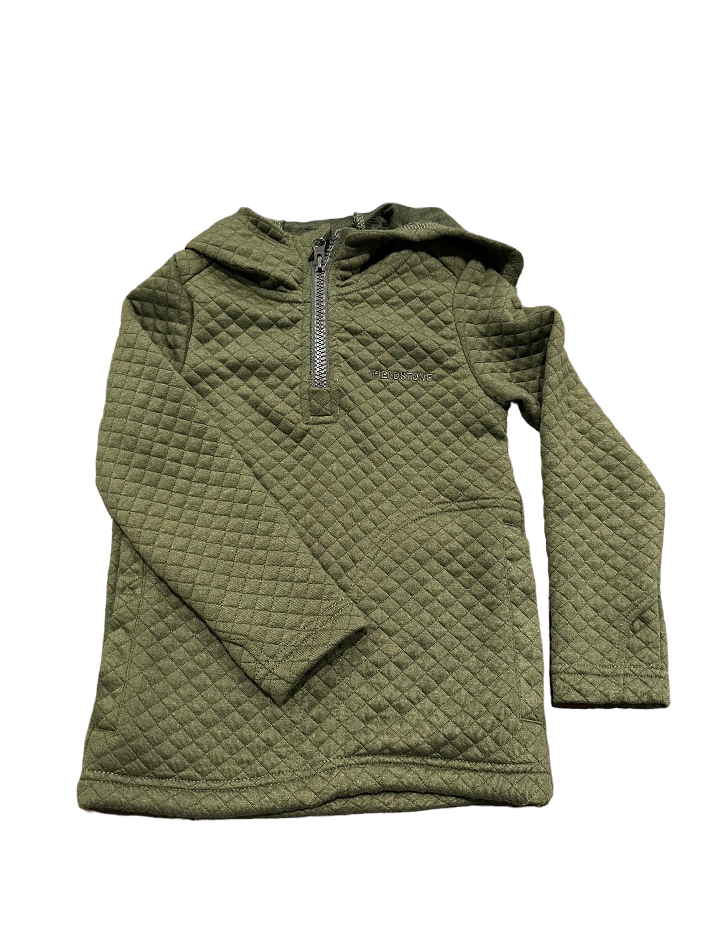 Youth Quilted Pullover with Hoodie