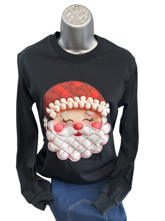 Quilted Santa Tee