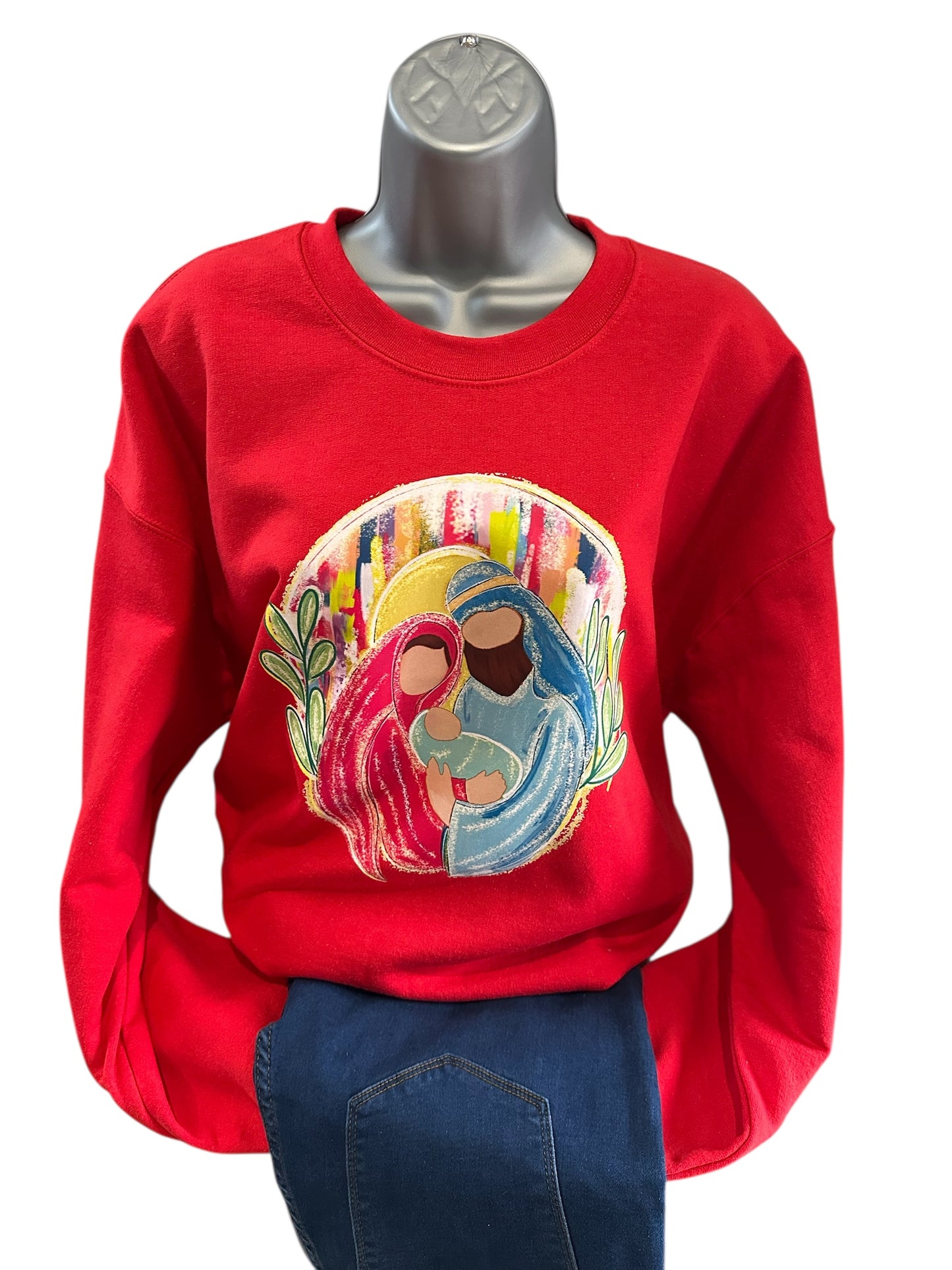 Watercolor Nativity Sweatshirt