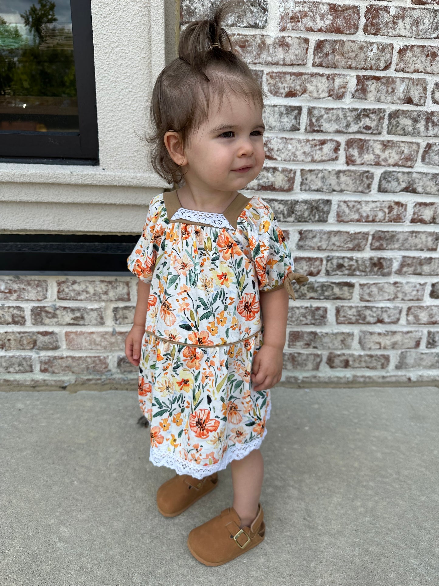 Fall Floral Bubble/Dress