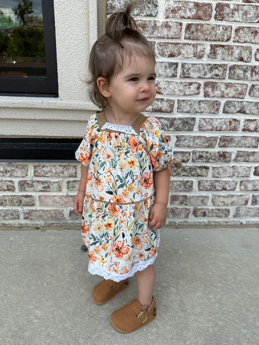 Fall Floral Bubble/Dress