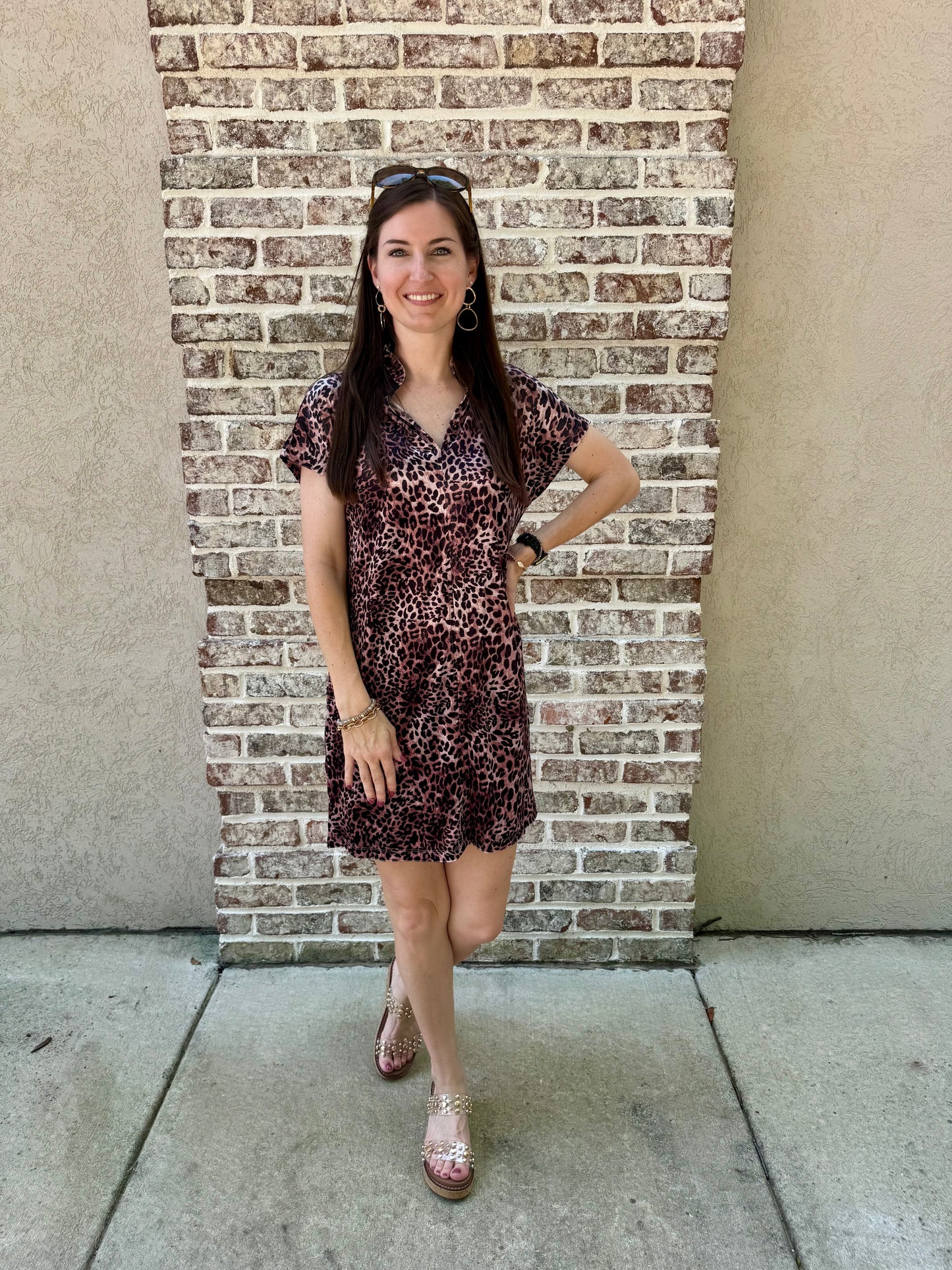 Leopard Shift Dress