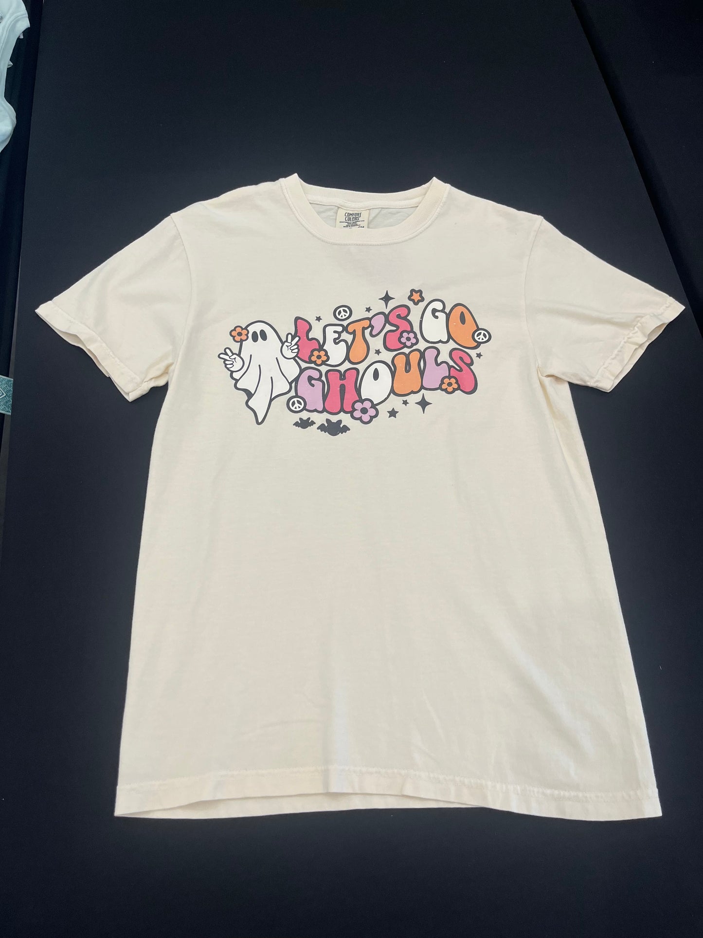 Let's Go Ghouls Tee | Beige