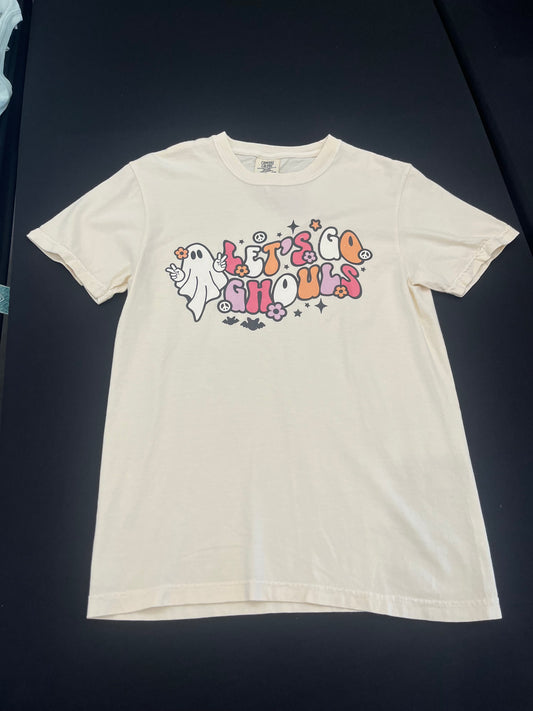 Let's Go Ghouls Tee | Beige