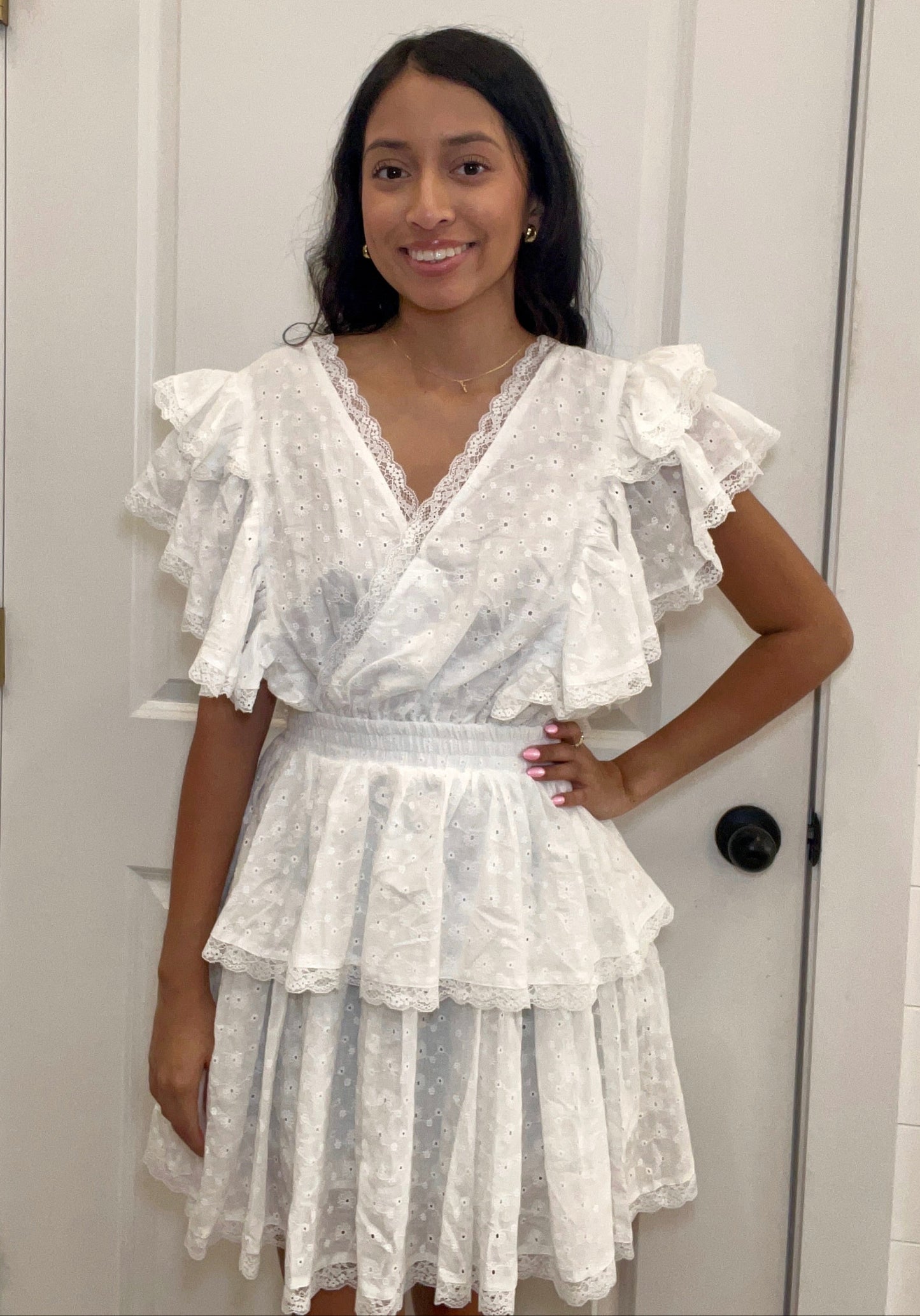 Lacy Patchwork Dress