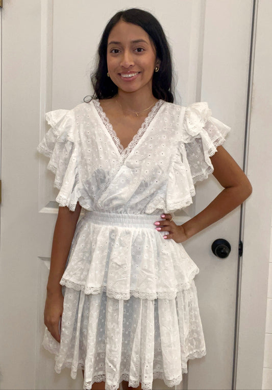 Lacy Patchwork Dress