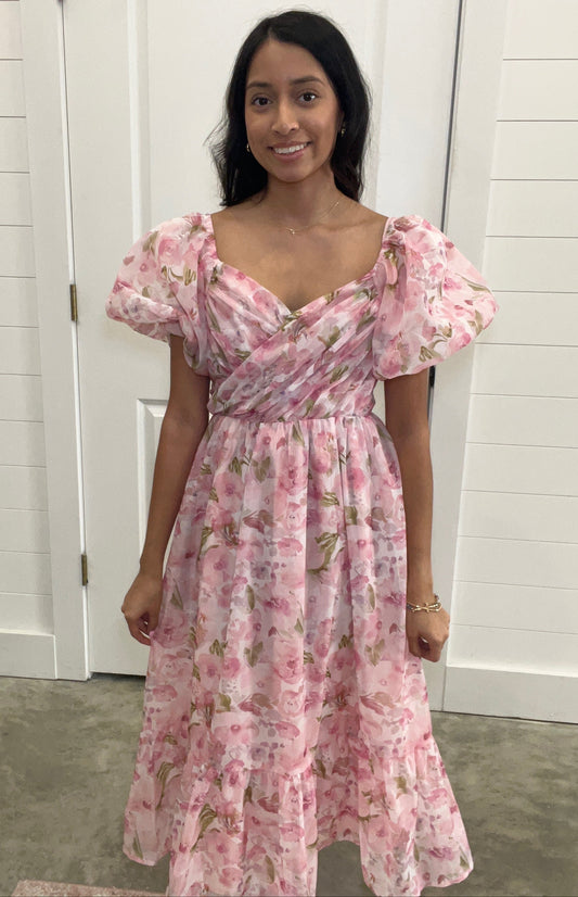 Beautiful Soul Puff Sleeve Dress