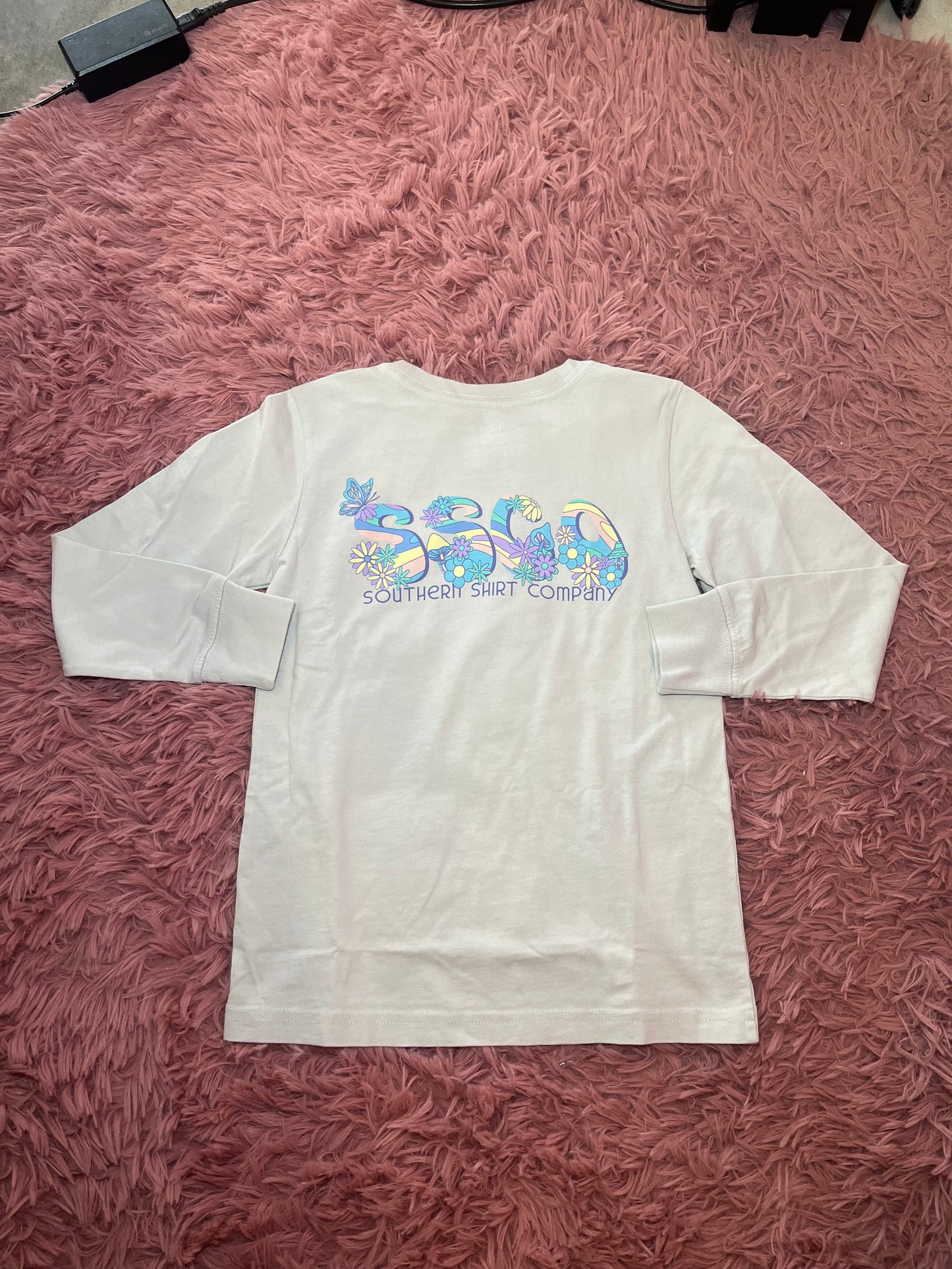 Youth Vibe Check Logo LS Tee