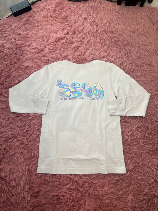Youth Vibe Check Logo LS Tee