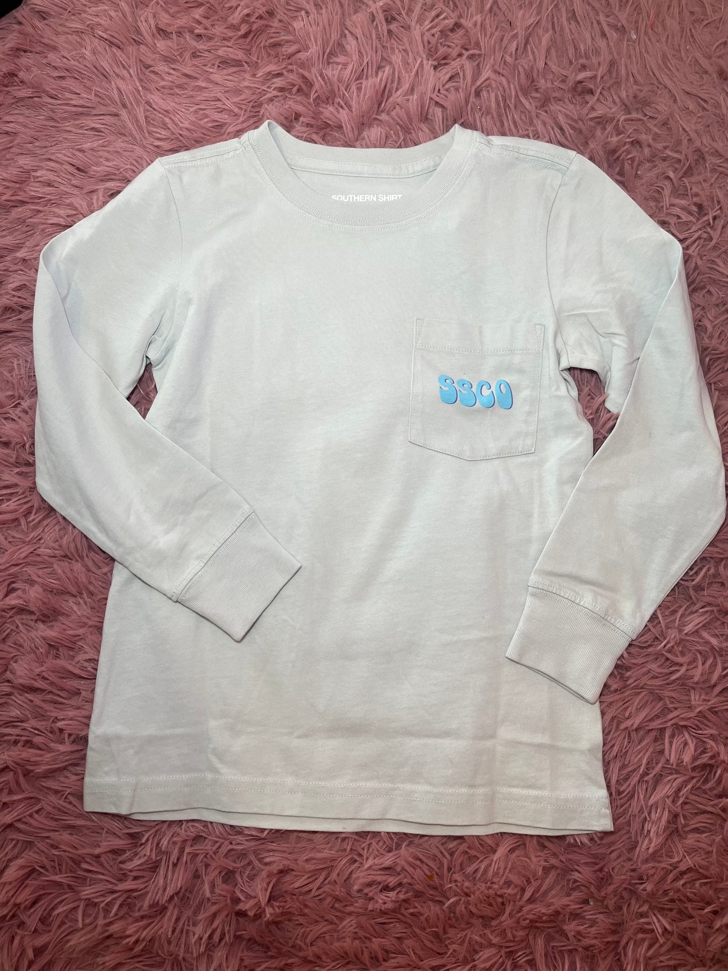 Youth Vibe Check Logo LS Tee