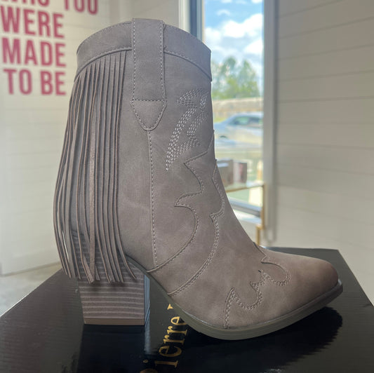 Taupe Weston Booties | Pierre Dumas