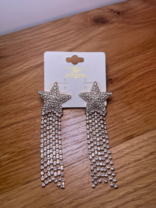 Star Drop Earrings