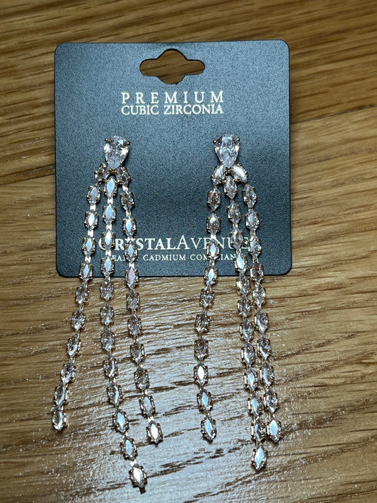 Crystal Drop Earrings