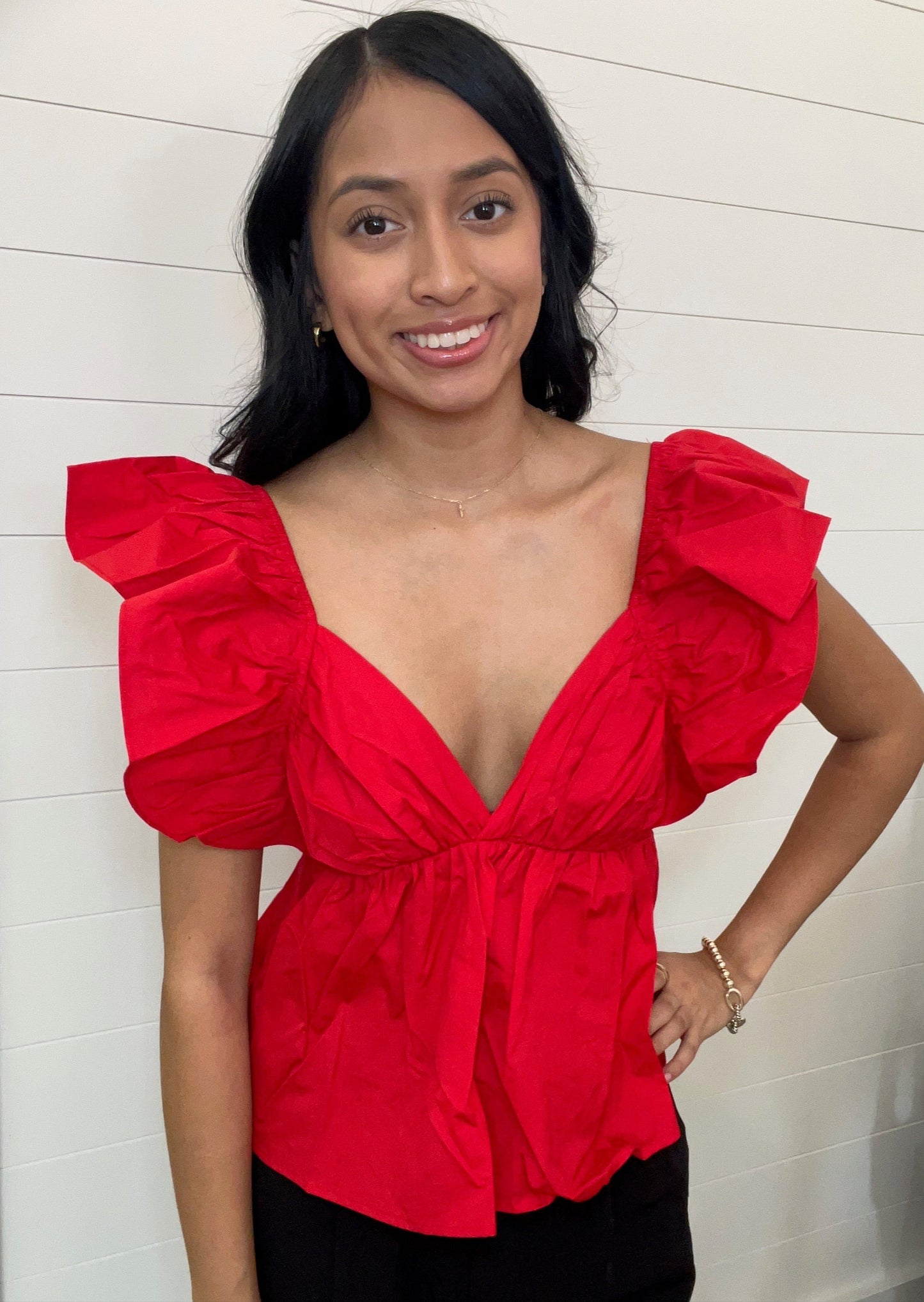 Center Stage Top | Red