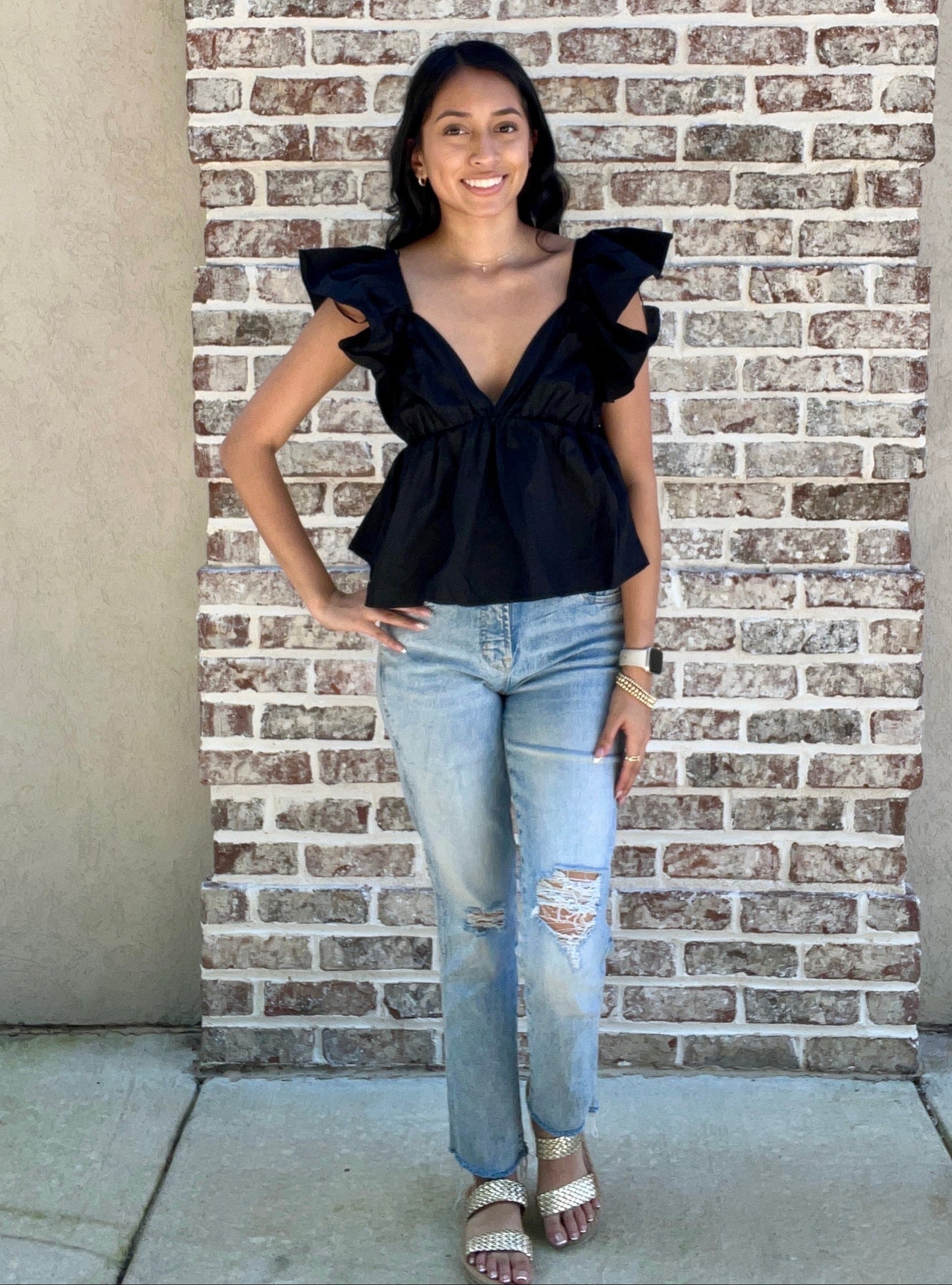 Center Stage Top | Black