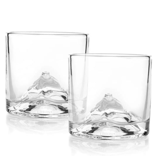 Mt. Fuji Whiskey Glass Set of 2