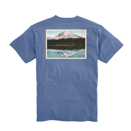 Mountain Views Post Card Short Sleeve Tee