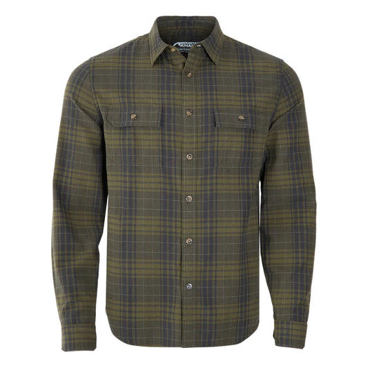 Park Flannel Shirt - Forest Moss