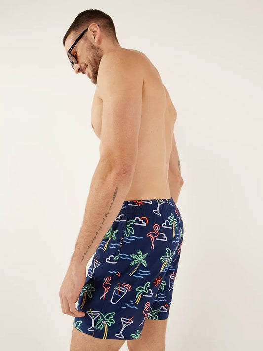 The Neon Lights 5.5" Classic Swim Short