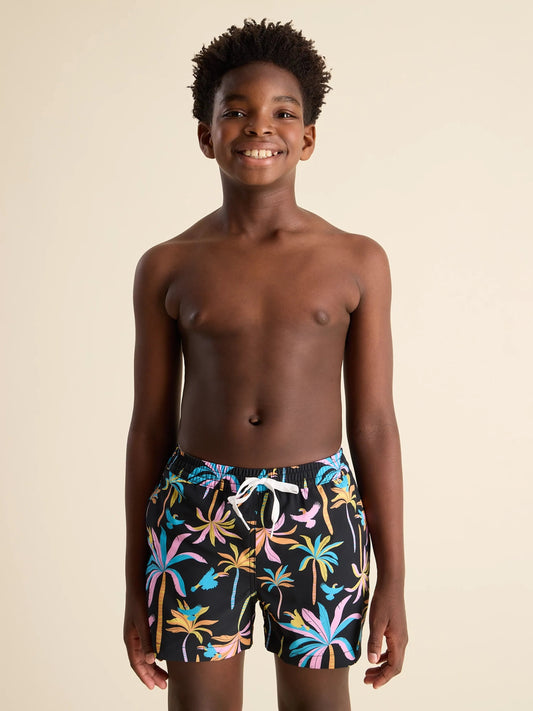 Youth The Black Light Nights Classic Swim Trunk