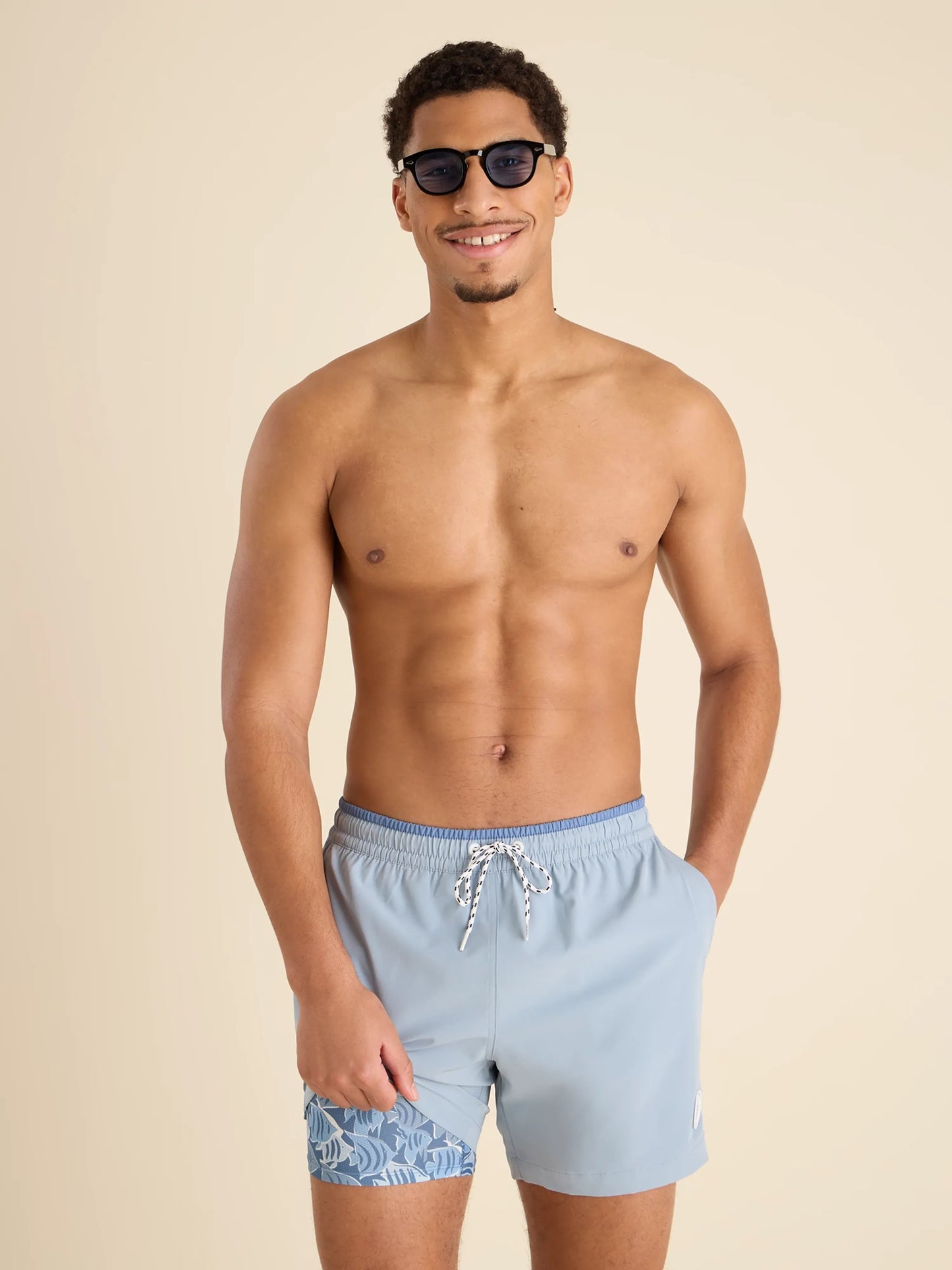 The Misty Breezes 5.5" Lined Classic Swim Trunk