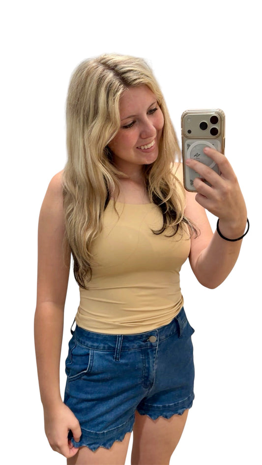 Oatmeal Athleisure Tank
