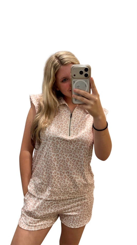 Leopard Polo Set