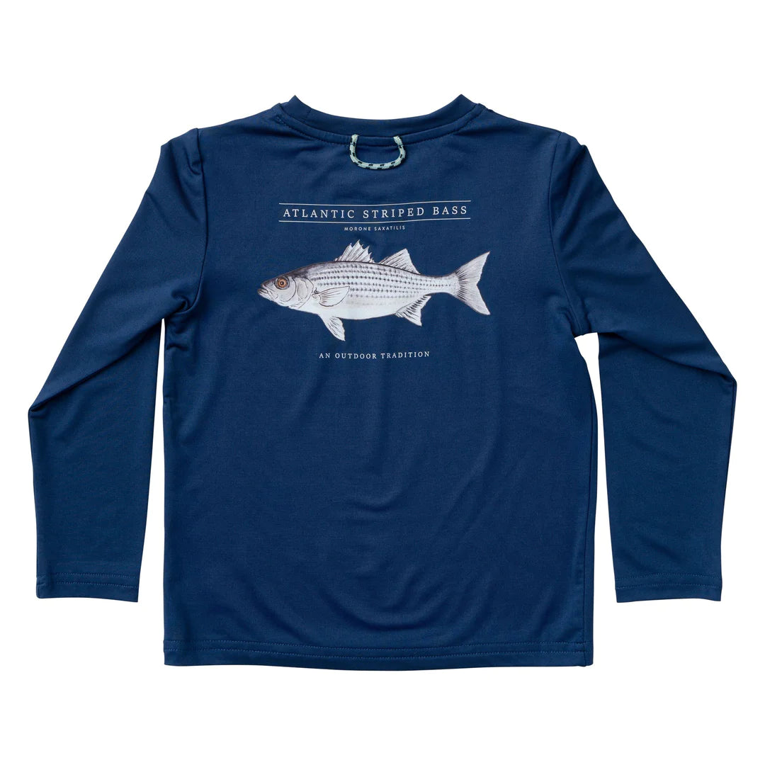 Youth Pro Performance Long Sleeve Fishing Tee - Set Sail