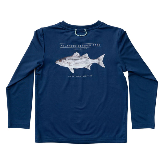 Youth Pro Performance Long Sleeve Fishing Tee - Set Sail