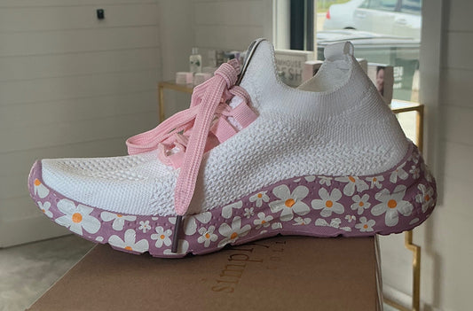 Pink Floral Sneaker | Simply Southern