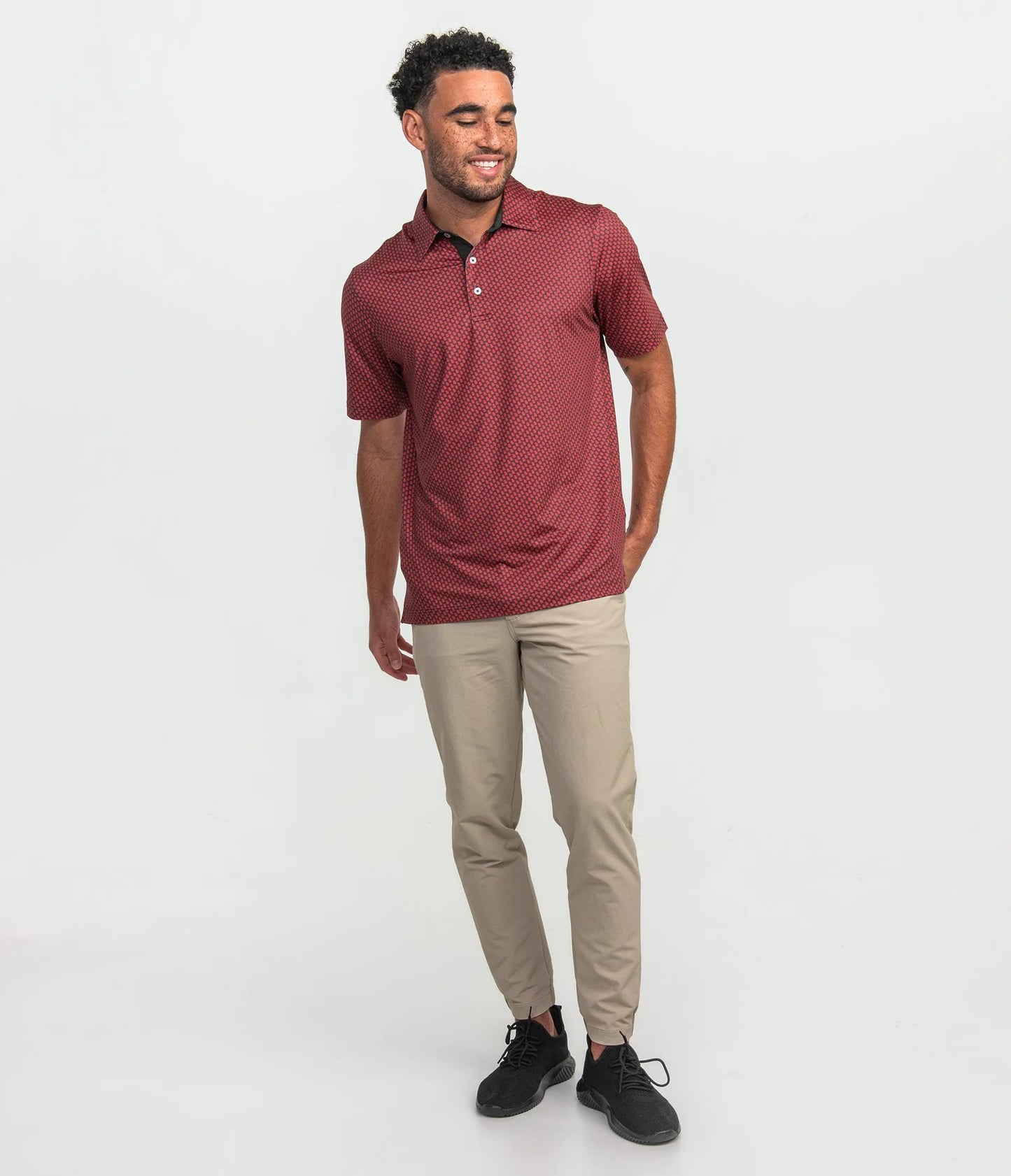 Dawg Walk Printed Polo