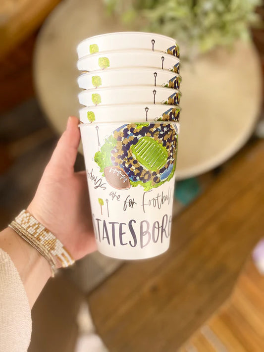 Statesboro Reusable Party Cups (Set of 2)